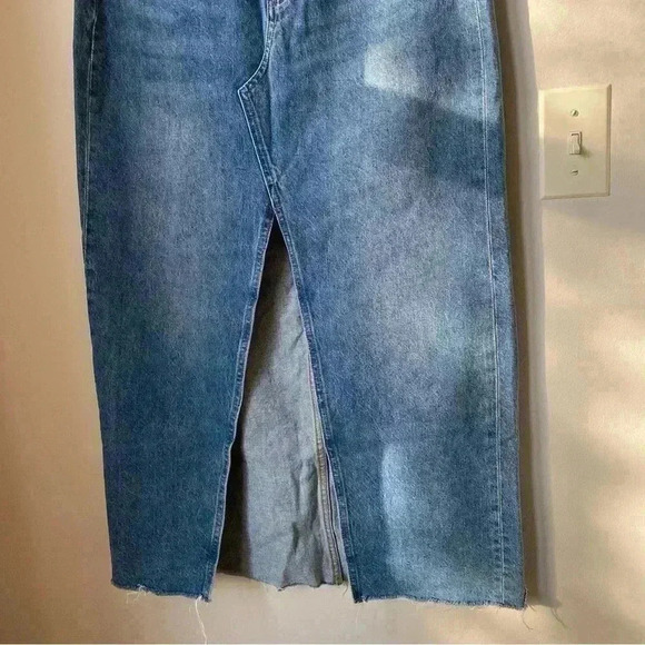 90s Vintage Aritzia Denim Forum Maxi Jean Skirt, Size 28 - Picture 12 of 12